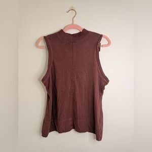 Anthropologie Brown Muscle Tee